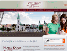 Tablet Screenshot of kaposhotel.hu